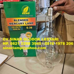 Lampu BT56 1000W Clear Glass E40
